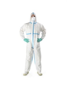 Tuta monouso di protezione 4B-5B-6B Laminata EN14126