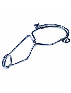 Pinza di ancoraggio con asta in acciaio mm 140