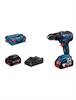 Trapano avvitatore Bosch GSB 18-55 batterie 2 x 18v 4ah