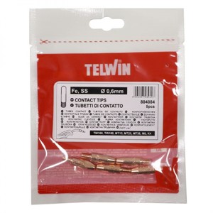 Telwin 804084 Tubetti di Contatto, Fe, SS 0.6