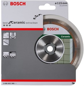 Disco diamantato Bosch  mm 115 per ceramica Taglio pulito
