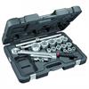 Assortimento Usag 605 3/4 in cassetta di ABS con bussole