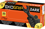 Guanti in nitrile nero Ekogrip per meccanica