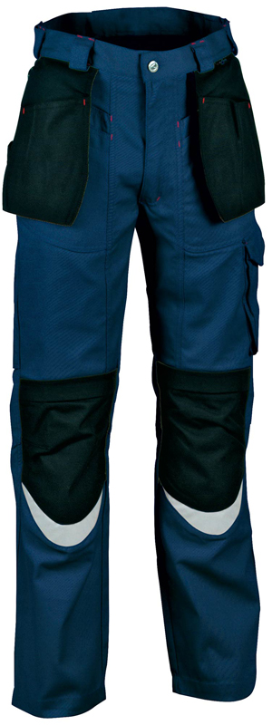 Pantaloni da lavoro Multitasca Cofra Bricklayer Navy Nero