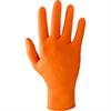 50 guanti monouso Meccanica in nitrile Arancio Grease Monkey