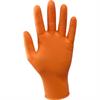 50 guanti monouso Meccanica in nitrile Arancio Grease Monkey
