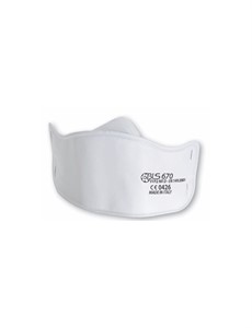 Mascherina BLS 670 FFP2NRD EN 149 Imbustata Singolarmente